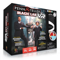 ABACUS BRANDS Penn & Teller Vr Magic Lab - Virtual Reality Kids Magic Book And Interactive Stem Learning Activity Set