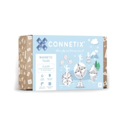 CONNETIX Clear Shape Expansion Pack, 24 Pieces