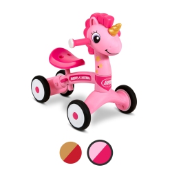 RADIO FLYER Lil' Racers: Sparkle The Unicorn Ride On Toy, for Ages 1-3 Toddler Ride On Toy In Pink