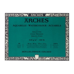 ARCHES 200177595 Watercolor Block, Cold Press, 10" X 14