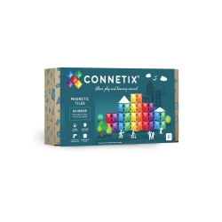 CONNETIX Rainbow Rectangle Pack, 18 Pieces