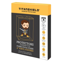 TITANSHIELD 0.5MM Pop Protectors Sleeve Case Compatible With Funko - 4" Inch Pop Vinyl Figures (60 Pack)
