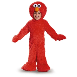 DISGUISE Elmo Extra Deluxe Plush Costume, (12-18 Months) In Multicolor