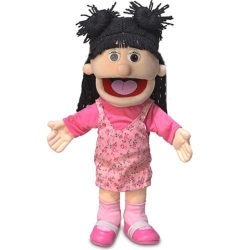 MY STORE "susie", 14In Glove Puppet -Affordable Gift for Your Little One Item #dspu-Sp3571 By Silly Puppets In Peach