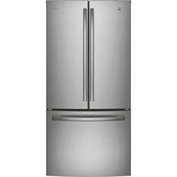 Open Box - GE 33" 25 Cu. Ft. French Door Refrigerator w/Water & Ice Dispenser- Stainless Steel - Scratch & Dent