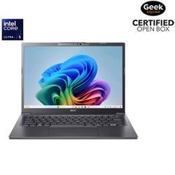 Open Box - Acer Aspire 14" AI Copilot+ PC Laptop - Grey (Intel Core Ultra 5 226V/16GB RAM/512GB SSD/Windows 11)