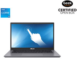 Open Box - ASUS CX34 14" Touchscreen Chromebook Plus - Rocky Grey (Intel Core i5-1334U/16GB RAM/512GB SSD/ChromeOS)