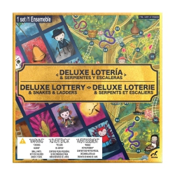DELUXE Lottery & Snakes & Ladders Board Game