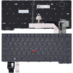 LIXSUNTEK New Us English With Backlit Keyboard for Lenovo Thinkpad T14 Gen 3/4 P/n:5N21D67970 5N21D68058 5N21D68160 5N21D68234 In Black