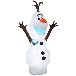 GEMMY Industries Airblown® Inflatable Christmas-Standing Olaf Frozen 2-Sm-Disney- 48
