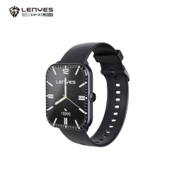 LENYES Lw-218 Salaam Smartwatch | 2.01″ 3D Curved Display • Bt 5.2 + 3.0 Calling • Prayer Suite • Ip68 Waterproof • 15-Day Standby