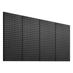 VEVOR 4 Panels Metal Pegboard Panels, 24" X 12" Pegboard, Heavy Duty Steel Peg Board Wall Organizer, for Garage, Workshop, Office, Kitchen & More