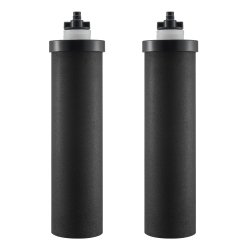 VEVOR 2 Packs Water Filters Replacement, Purification Elements, Activated Carbon Replacement Filters, Easy to Replace, Gravity Filter System