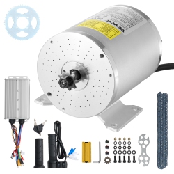 VEVOR 3000W Electric Brushless Dc Motor Kit - 72V 4900Rpm Motor \w Upgraded Speed Controller And Throttle Grip Kit for Go Karts E-Bike Motorcycle