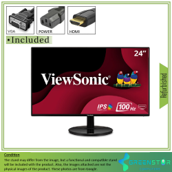 VIEWSONIC Refurbished(Good) - Va2459-Smh 24" Widescreen 1920X1080 Full HD Ips Led Monitor