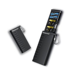 THE WAY Dk10 High-Speed Sd Card Reader Type-C Interface Sd/tf/sim Card Portable Box Card Reader Flash Card Box Sd Card Tf Card Storage Box, Suitable