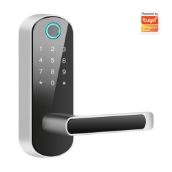 THE WAY Single Tongue Wooden Door Smart Door Lock Fingerprint Lock, Keyless Electronic Smart Fingerprint Digital Door Lock - Fingerprint Tuya