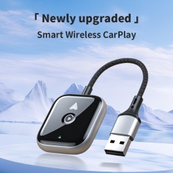 THE WAY 2025 Upgraded Wired Carplay Adapter for Apple Iphone, Android, Convert Wired Carplay Adapter to Wireless Carplay Adapter, Auto Connect, Mini