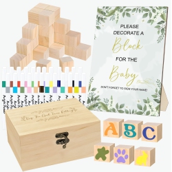 EIGTWEN 78 PCs Funniest Baby Shower Games Ever, Unique Baby Shower Ideas Activities for Guests, Suitable for Boy And G