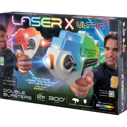 LASER X Revolution Ultra Double Blasters, Laser Tag Gaming Set, 2 Players, Does Not Use A Real Laser
