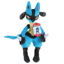 POKEMON 12" Large Lucario Plush - Officially Licensed - Generation Iv Figure - Authentic Soft Stuffed Animal Toy 2+