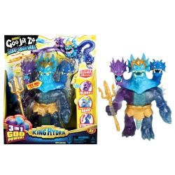 HEROES OF GOO JIT ZU Deep Goo Sea King Hydra Figure With Triple Attack 3 In 1 Goo Power. Plus Light And Sound Battle A
