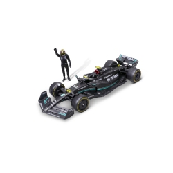BBURAGO 1:24 Race Mercedes-Amg Petronas W14 E Performance (2023) W/figure