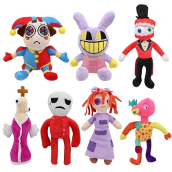 FLOMAR New Digital Circus Plush, The Amazing Pomni And Jax Plushies Toy, Birthday Christmas As Gifts for Adults And Children