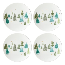 LENOX 880066 Balsam Lane 4-Piece Accent Plate Set