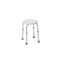 DRIVE MEDICAL Rtl12004Kd Shower Stool - Compact Bathroom Stool In White
