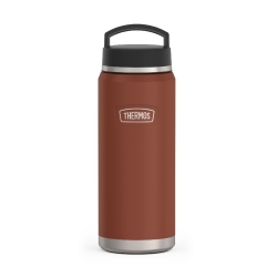THERMOS Icon Series By Stainless Steel Water Bottle With Screw Top Lid, 40 Ounce, Saddle