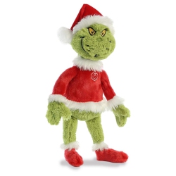 AURORA Dr. Seuss Santa Grinch 19" Plush