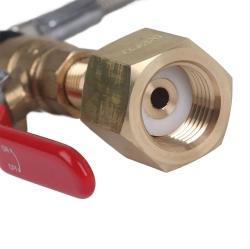 GAROSA Cga-320 Co2 Cylinder Refill Adapter Bottle Connector Co2 Tank Soda Maker Accessories With Hose for Filling Tank(36In G