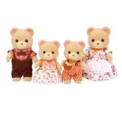 CALICO CRITTERS Cuddle Bear Family, Set Of 4 Collectible Doll Figures