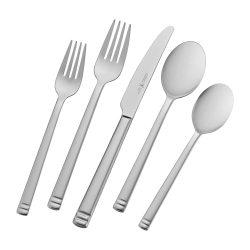 HENCKELS Valencia Flatware Set, 20-PC, Stainless Steel