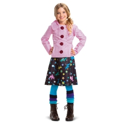 DISGUISE Luna Lovegood Costume for Kids, Official Deluxe Harry Potter Luna Outfit Coat And Leggings, Girl Sizem(7-8), Mul.. In Multicolor