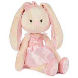 GUND Take-Along Friends Plush, Curtsy Ballerina Bunny, Bunny Stuffed Animal for Ages 1 And Up, Pink, 15