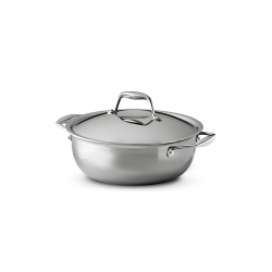 TRAMONTINA 80116/068Ds Gourmet Covered Universal Pan, 4-Quart, Stainless Steel