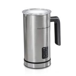 HAMILTON BEACH Milk Frother And Warmer, Stainless Steel, 43565C