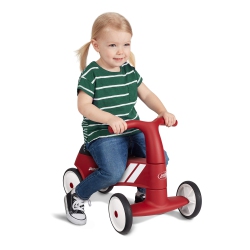 RADIO FLYER Scoot About Sport, Toddler Ride On Toy, Ages 1-3 In Red