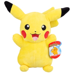 POKEMON 12" Large Pikachu Plush - Officially Licensed - Generation One Figure - Authentic Soft Stuffed Animal Toy 2+