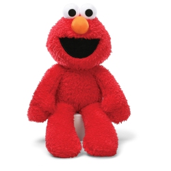 GUND Sesame Street Official Elmo Take Along Buddy Plush, Premium Plush Toy for Ages 1 & Up, Red, 13”