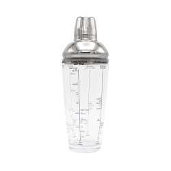 HOUDINI H4-013604T Glass Cocktail Shaker, Clear