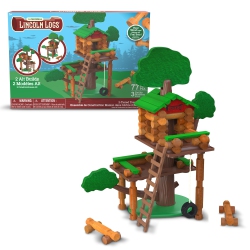 LINCOLN LOGS 2-Tiered Tree House Building Set