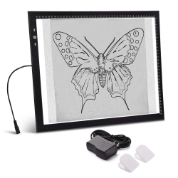 HSK A3 Light Box Light Pad Aluminium Frame Touch Dimmer Lock/unlock Button 10W Super Bright 5500 Lux