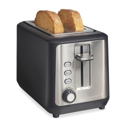 HAMILTON BEACH Gourmet 2 Slice Toaster, Sure-Toast Technology, Longer 6.5” Slots, 22996G