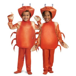 DISGUISE Sebastian Toddler Costume, Official Disney The Little Mermaid Live Action Costume Outfit, Size Medium (3T-4T) In Multicolor