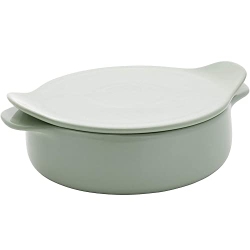 KITCHENAID Vitrified Stoneware Round Baker, 2.25-Quart, Pistachio