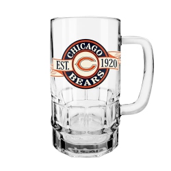 INGLASCO INC. Inglasco Nfl Chicago Bears Banner Beer Stein Mug With Handle, 18-Ounce