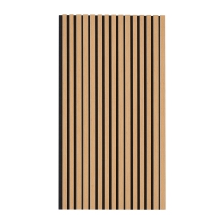VEVOR 23.6 X 47.2 Inch Wood Slat Acoustic Panels, Mdf Accent Wooden Wall Panels for Modern Interior Wall Decor, Faux Wood Wall Board Panels For